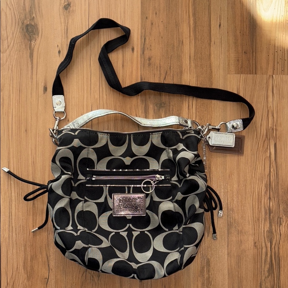 Coach Black and Gray Women's Bag